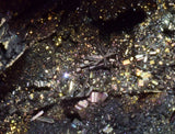 17cms MARCASITE BLADED PYRITE QUARTZ  ARSENOPYRYTE  BORNITE PERU CRYSTALS MB207
