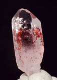 3.6cms NATURAL QUARTZ CRYSTAL Hematite Mineral Specimen QB157