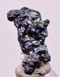 1.1cms ACANTHITE NATIVE SILVER PYRITE PERU UCHUCCHACUA MINE HB345