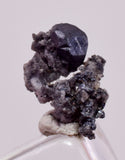 0.9cms ACANTHITE NATIVE SILVER PYRITE PERU UCHUCCHACUA MINE HB350