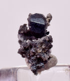 0.9cms ACANTHITE NATIVE SILVER PYRITE PERU UCHUCCHACUA MINE HB350