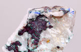 3.2cms NATIVE COPPER CALCITE MALACHITE RARE CRYSTALS MOROCCO MINERAL IB81