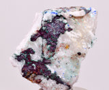 3.2cms NATIVE COPPER CALCITE MALACHITE RARE CRYSTALS MOROCCO MINERAL IB81