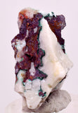 2.8cms NATIVE COPPER CALCITE MALACHITE RARE CRYSTALS MOROCCO MINERAL IB83