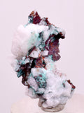 2.7cms NATIVE COPPER CALCITE MALACHITE RARE CRYSTALS MOROCCO MINERAL IB86