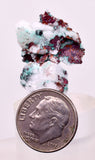 2.7cms NATIVE COPPER CALCITE MALACHITE RARE CRYSTALS MOROCCO MINERAL IB86