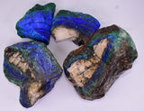 1.485 Kg  AZURITE MALCHITE ROUGH ROYAL BLUE COLOR PERU UB282