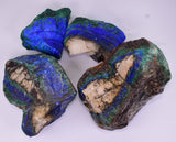 1.485 Kg  AZURITE MALCHITE ROUGH ROYAL BLUE COLOR PERU UB282