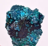 3.2cms QUARTZ CHRYSOCOLLA BOTRYOIDAL TENTADORA MINE PERU MINERAL SPECIMEN CB237