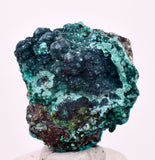 2.9cms QUARTZ CHRYSOCOLLA BOTRYOIDAL TENTADORA MINE PERU MINERAL SPECIMEN CB238