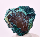 2.9cms QUARTZ CHRYSOCOLLA BOTRYOIDAL TENTADORA MINE PERU MINERAL SPECIMEN CB238