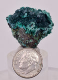 2.9cms QUARTZ CHRYSOCOLLA BOTRYOIDAL TENTADORA MINE PERU MINERAL SPECIMEN CB238