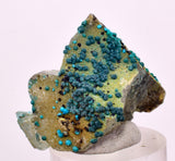 3.1cms QUARTZ CHRYSOCOLLA BOTRYOIDAL TENTADORA MINE PERU MINERAL SPECIMEN CB239