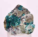 3.1cms QUARTZ CHRYSOCOLLA BOTRYOIDAL TENTADORA MINE PERU MINERAL SPECIMEN CB239