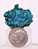 2.8cms QUARTZ CHRYSOCOLLA BOTRYOIDAL TENTADORA MINE PERU MINERAL SPECIMEN CB241