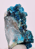 3.3cms QUARTZ CHRYSOCOLLA BOTRYOIDAL TENTADORA MINE PERU MINERAL SPECIMEN CB242