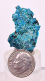3.3cms QUARTZ CHRYSOCOLLA BOTRYOIDAL TENTADORA MINE PERU MINERAL SPECIMEN CB242