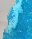 23cms NATURAL  SKY BLUE SALAMMONIAC CHILE CRYSTALS MINERAL UB360