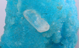 14cms NATURAL SKY BLUE SALAMMONIAC ? AMMINEITE ? CHILE CRYSTALS MINERAL UB361