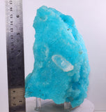 14cms NATURAL SKY BLUE SALAMMONIAC ? AMMINEITE ? CHILE CRYSTALS MINERAL UB361