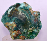 315grs GEM SILICA CHRYSOCOLLA LILY MINE PERU CHALCEDONY QUARTZ BLUE ROUGH SB153
