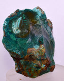 315grs GEM SILICA CHRYSOCOLLA LILY MINE PERU CHALCEDONY QUARTZ BLUE ROUGH SB153
