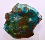 315grs GEM SILICA CHRYSOCOLLA LILY MINE PERU CHALCEDONY QUARTZ BLUE ROUGH SB153