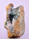 5.8cms DRUZY CHRYSOCOLLA QUARTZ ATACAMITE CRYSTAL PERU LILY MINE DB215
