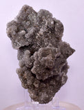 9.2cms DRUZY CHRYSOCOLLA QUARTZ CRYSTAL PERU COPPER LILY MINE DB215