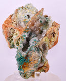 10.4cms DRUZY CHRYSOCOLLA QUARTZ MALACHITECRYSTAL PERU COPPER LILY MINE DB217