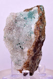 6.7cms DRUZY CHRYSOCOLLA ATACAMITE QUARTZ CRYSTAL PERU COPPER LILY MINE DB222