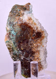 6.7cms DRUZY CHRYSOCOLLA ATACAMITE QUARTZ CRYSTAL PERU COPPER LILY MINE DB222