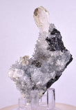 8cms QUARTZ CALCITE PYRITE PERU SHINY CRYSTALS MINERAL MB68