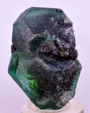 4.1cms FLUORITE  GALENA BOULANGERITRE CRYSTALS MILPO PERU MINERAL KB179