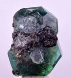 4.1cms FLUORITE  GALENA BOULANGERITRE CRYSTALS MILPO PERU MINERAL KB179