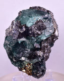 6.6cms FLUORITE BOULANGERITE CRYSTALS MILPO PERU MINERAL KB180
