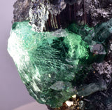 6.6cms FLUORITE BOULANGERITE CRYSTALS MILPO PERU MINERAL KB180