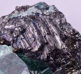 6.6cms FLUORITE BOULANGERITE CRYSTALS MILPO PERU MINERAL KB180