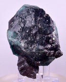 6.9cms FLUORITE JORDANITE BOULANGERITE  CRYSTALS MILPO PERU KB181