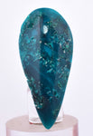 26 cts GEM BLUE MALACHITE CHRYSOCOLLA CABOCHON PERU  BB391