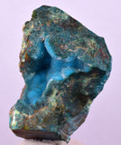 4.8cms DRUZY CHRYSOCOLLA MALACHITE QUARTZ CRYSTAL PERU COPPER LILY MINE DB224