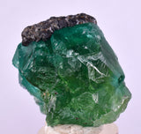 4cms JORDANITE FLUORITE  BOULANGERITE CRYSTALS PERU MILPO PERU SHINY KB65