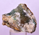 5.5cms DRUZY CHRYSOCOLLA MALACHITE QUARTZ CRYSTAL PERU COPPER LILY MINE DB225