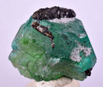 4cms JORDANITE FLUORITE  BOULANGERITE CRYSTALS PERU MILPO PERU SHINY KB65