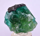 4cms JORDANITE FLUORITE  BOULANGERITE CRYSTALS PERU MILPO PERU SHINY KB65