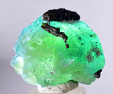 4cms JORDANITE FLUORITE  BOULANGERITE CRYSTALS PERU MILPO PERU SHINY KB65