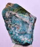 5.4cms DRUZY CHRYSOCOLLA MALACHITE QUARTZ CRYSTAL PERU COPPER LILY MINE DB227