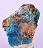 5.4cms DRUZY CHRYSOCOLLA MALACHITE QUARTZ CRYSTAL PERU COPPER LILY MINE DB227