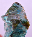 5.4cms DRUZY CHRYSOCOLLA MALACHITE QUARTZ CRYSTAL PERU COPPER LILY MINE DB227