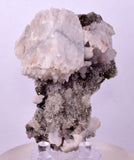 7.7cms QUARTZ CALCITE PYRITE CRYSTALS PERU MINERAL SPECIMEN QB158